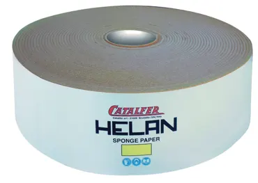Schleifschwämme Helan Spongepaperpre-Cutrolle 115mm x 25m P500
