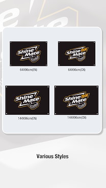 FLG96144 SHINEMATE FLAG 96X144CM