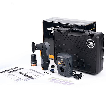 EB201A-3/3 CORDLESS RANDOM ORBITAL SANDER, ORBIT 3MM, 2PCS OF BATTERIES, 1PC OF CHARGER